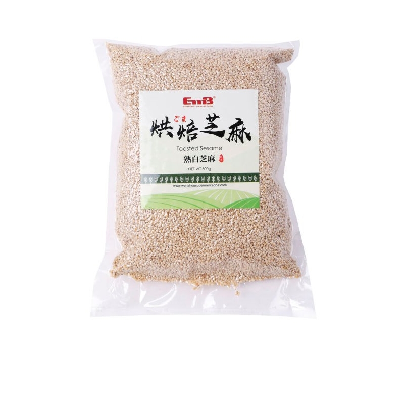 Emb Sésamo Blanco Tostado 西百客烘培白芝麻 500g
