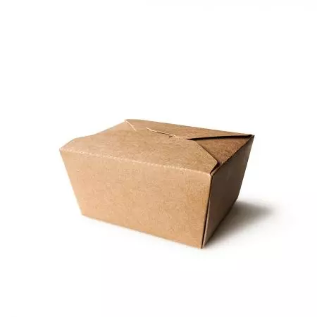 Kraft Cuenco Carton Ensalada 牛皮纸方形沙拉盒 750ML (420U) CM118K