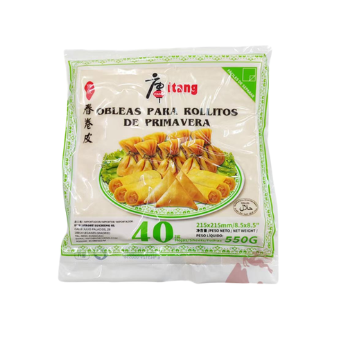 [MS334] [Cong.] ITANG Obleas Para Rollito 40 Hojas 唐春卷皮40张 550g  