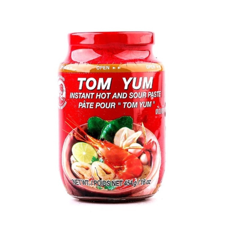 Cock Pasta Tom Yum (Bote Rojo) 鸡标牌酸辣虾香汤料 红瓶 冬阴功 454g