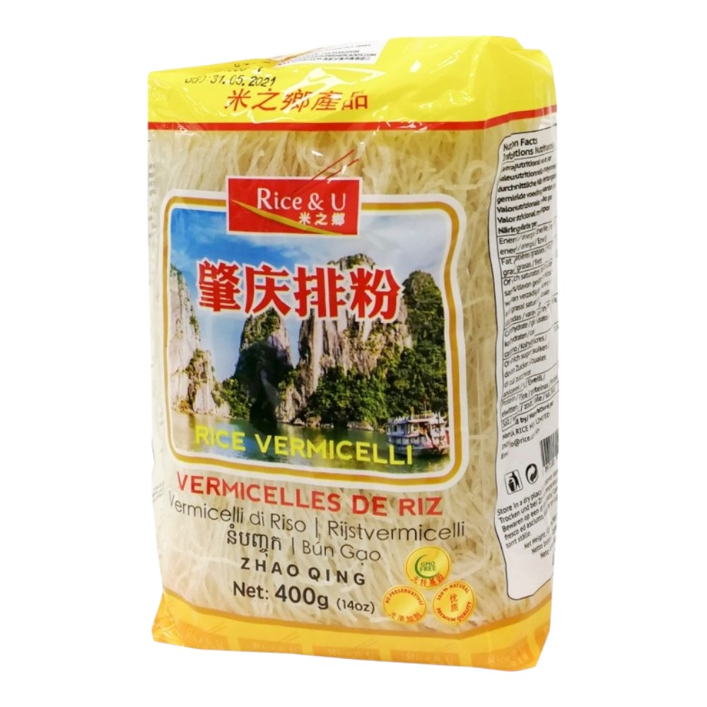 Rice&U Fideo De Arroz 米之乡肇庆排粉 400g