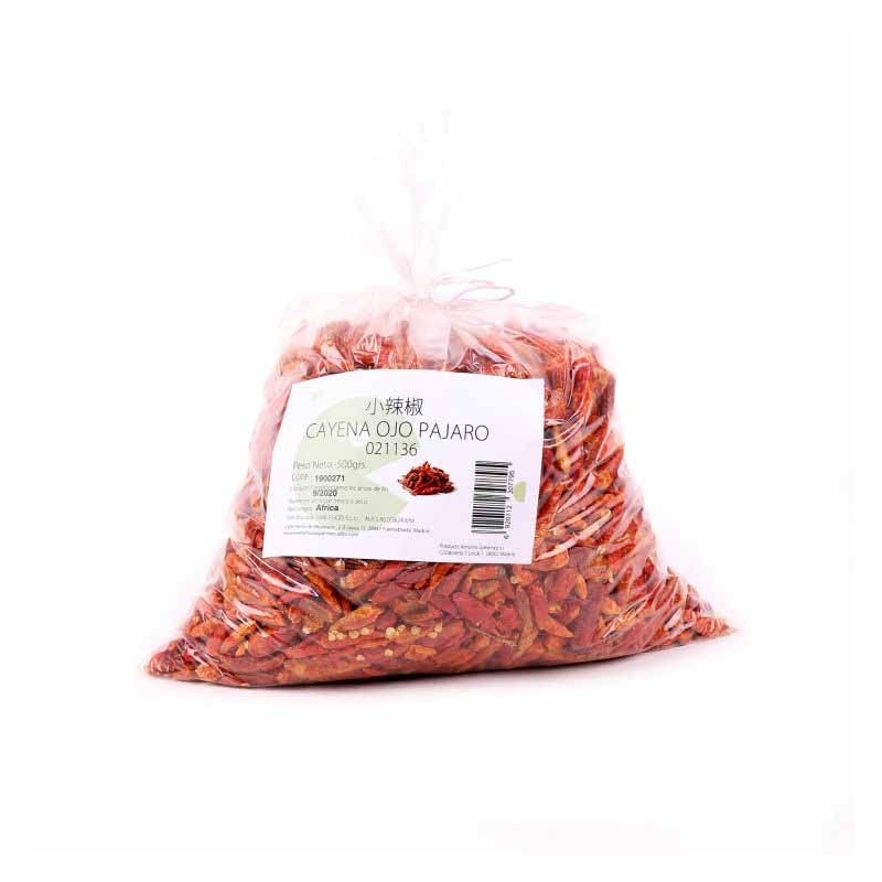 Emb Cayena Rojo Pequeño 西百客小辣椒干 500g