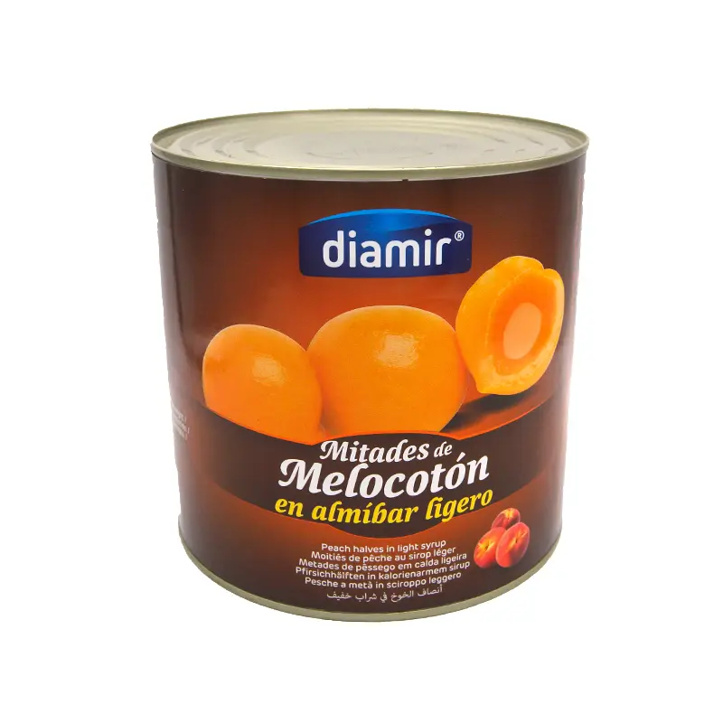 Diamir Melocoton Mitades En Almíbar 黄桃对开罐头 2650g 