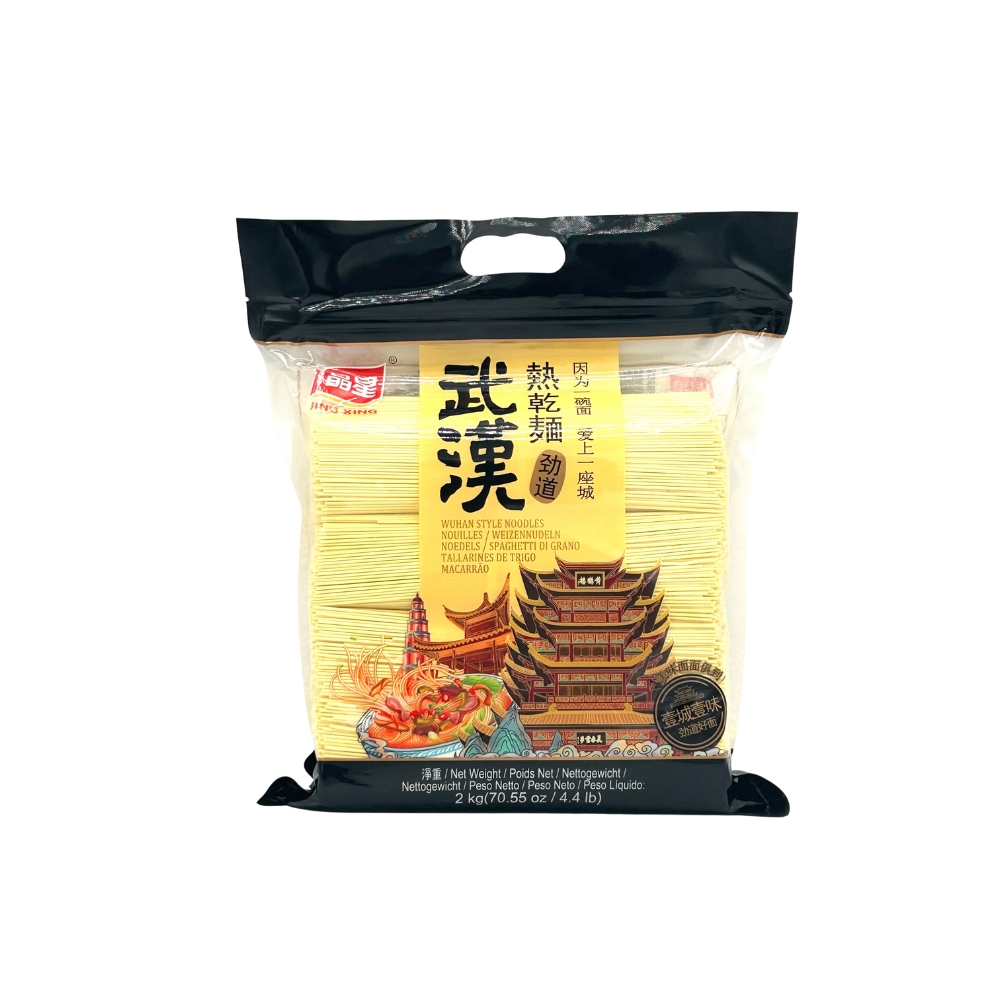 JINGXING Fideos secos calientes estilo Wuhan 晶星 武汉热干面 2kg