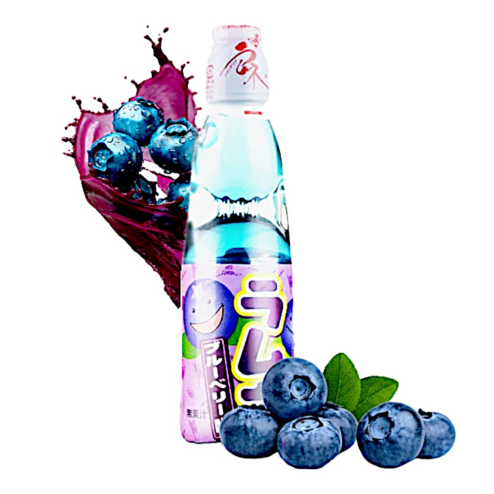 Hata Ramune Arandano 日本哈达波子汽水( 蓝莓味)200ml
