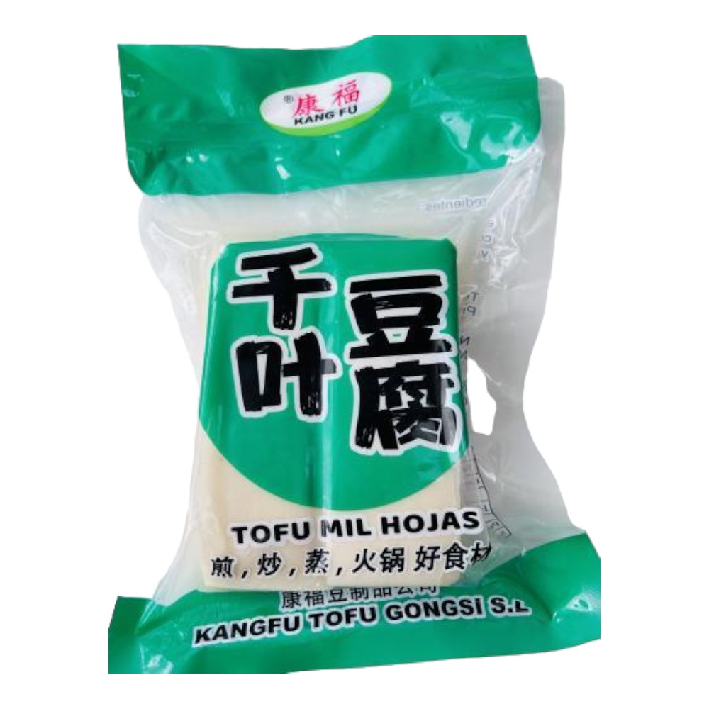 KangFu Tofu En Hojas Fresca 康福新鲜豆腐皮 400g