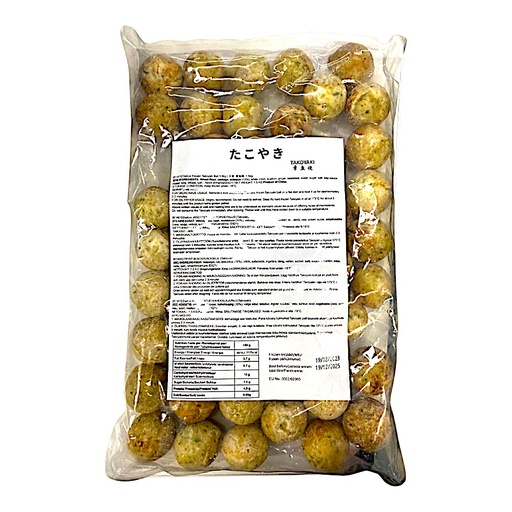 [BD040] HiperAsia Takoyaki-Bola rellena de Pulpo 亚洲章鱼丸子 1.5KG