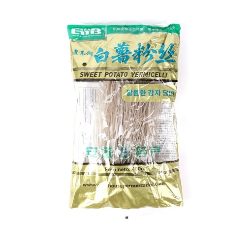 [FB001] Fideos De Boniato Blanco 400g 安徽白薯粉丝 400g