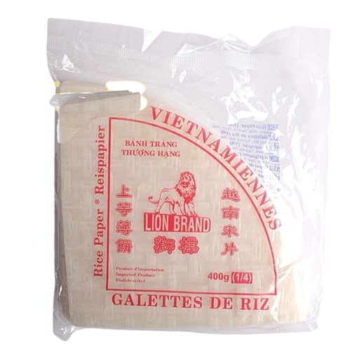 [OA400] Lion Oblea de Arroz Triangular 狮标牌三角米片 400g