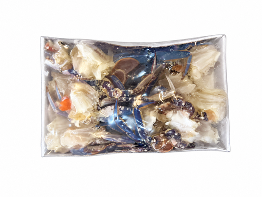 [MR317] [Cong.] Cangrejo Azul Cortado 带膏切蟹 800g