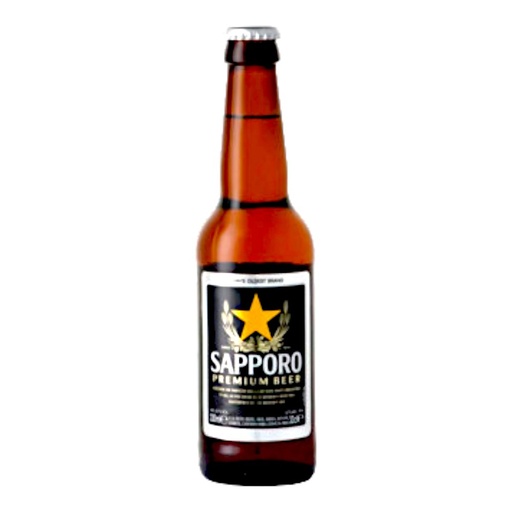 [CV110] Sapporo Cerveza Japonés Bot. 日本啤酒 330ml